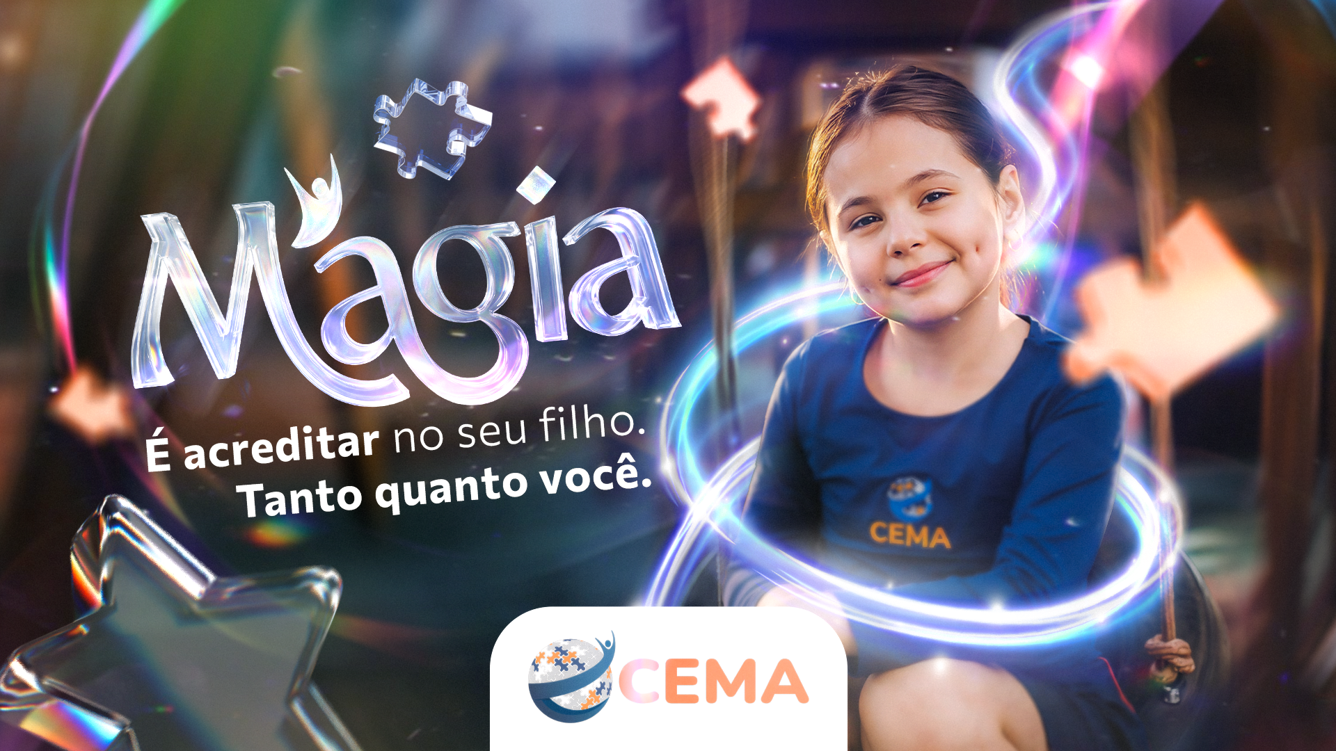Criativo de campanha para o CEMA